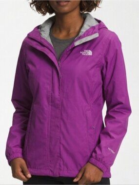 The North Face Purple Lightweight Waterproof Jacket Size Large